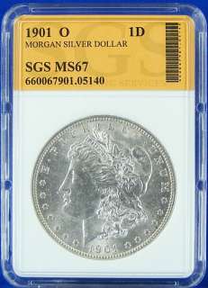 1901 O MORGAN SILVER DOLLAR BU GEM UNCIRCULATED # 6705140  