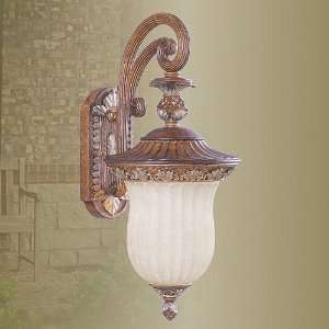   Glass Venetian Patina Outdoor Wall Lantern 8487 57: Home Improvement