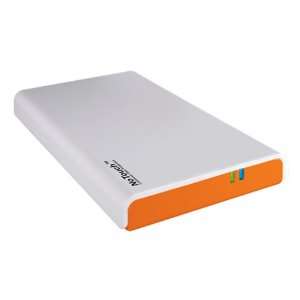  160 Gb Hard Drive. Enclosure White Top, Orange Base Electronics