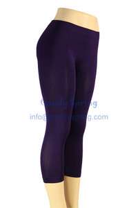 NEW Stretchy Solid YOGA SPORTS Dance Exercise Pants TIGHTS Capri 