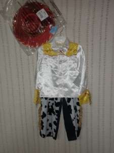 DISNEY STORE 2011 Toy Story Jessie Costume for Girls WITH HAT NWT XS 4 