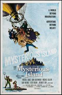 Mysterious Island Original U.S. One Sheet Movie Poster  