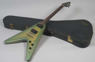 1984 Gibson Flying V Rare Green Burst Finish with Original Case  