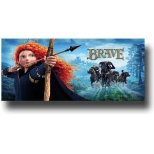  Brave Poster   2012 Movie Promo Flyer   9 X 17 Disney 