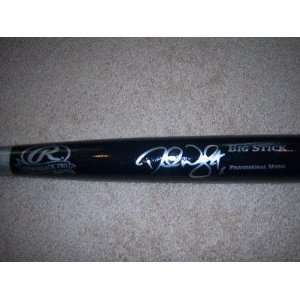 David Wright Signed Baseball Bat   Allstar W coa Big Stick 