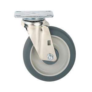 Metro 8P 8 Polyurethane Swivel Plate Caster  Industrial 