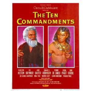  The Ten Commandments by Unknown 11x17: Home & Kitchen
