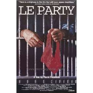 Le Party Poster 27x40 Charlotte Laurier Beno?t Dagenais Julien Poulin 