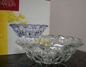 Cristal DArques Crystal Centerpiece Bowl   New in Box  