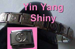 YIN YANG Italian Charm Starter Bracelet   9mm Shiny  