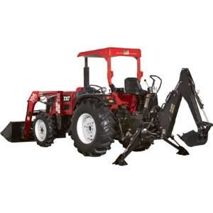   HP 4WD Tractor with Loader & Backhoe   with Ag Tires: Home Improvement