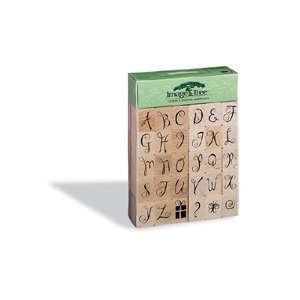  Alphabet Stamps  loopy Letters Upper Case