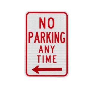 Elderlee, Inc. 9212.71 No Parking Any Time with Left Arrow Sign, MUTCD 