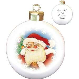   Traditional Father Christmas Bauble   Ideal for Babys 1st Chris