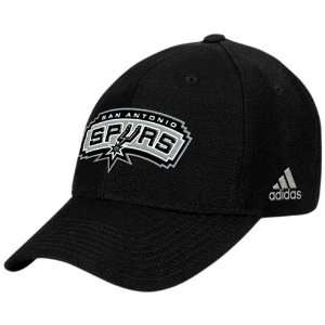  adidas San Antonio Spurs Black Basic Logo Wool Adjustable 