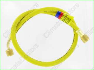 Yellow Jacket Plus II 3/8 B Charging Hoses include double barrier 