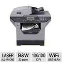 Brother MFC 8890DW Multi Function Mono Laser Printer   1200 x 1200 dpi