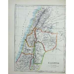  Johnston World Maps 1895 Turkey Baltic Palestine Judea 