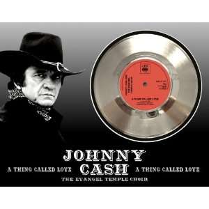  Johnny Cash A Thing Called Love Framed Silver Record A3 