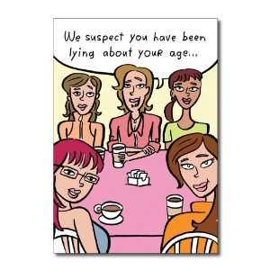  Funny Birthday Card Lie About Age Humor Greeting Stan 