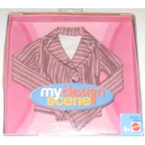   My Design Scene Fashion Pink Striped Jacket (2004) Toys & Games