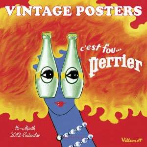   Vintage Posters Mini Wall Calendar by Graphique de France  Calendar