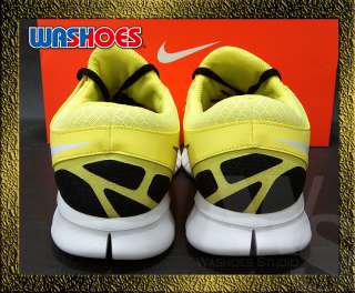 2011 Nike Free Run+ 2 Sonic Yellow Black White US 8~12 Running air max 