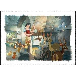    Tidying Up   Disney Fine Art Giclee by Toby Bluth: Home & Kitchen