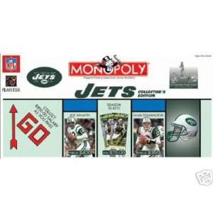  NEW YORK JETS MONOPOLY GAME FACTORY SEALED: Toys & Games