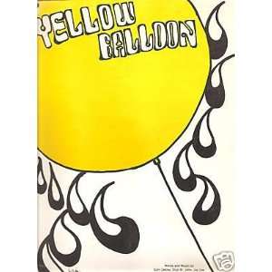  Sheet Music Yellow Ballon Teenie bopper Music 88 