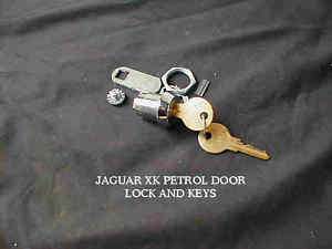 JAGUAR XK 120 14O 150 PETROL DOOR LOCK WITH 2 KEYS  