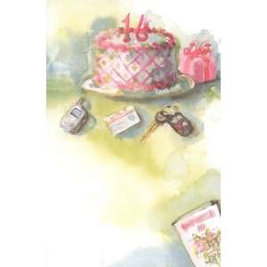  Sweet Sixteen Invitation, by Odd Balls: Health & Personal Care