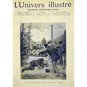  Brusells General Boulanger Suicide French Print 1891