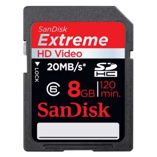   Extreme HD Video Class 6 SD SDHC 20MB/s High Speed Memory Card  