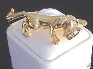 Panther Pin Diamond Colllar 14 kt Y/Gold by Carla New  