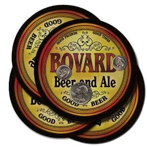  BOVARD Family Name Beer & Ale Coasters: Everything Else