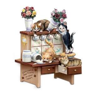   Kitchen Capers Cat Sculpture by The Bradford Exchange: Home & Kitchen