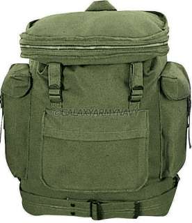 European Style Olive Drab Rucksack Military Backpack  