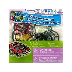   Makit & Bakit Suncatcher Kit Glowing Race Car (3 Pack): Pet Supplies