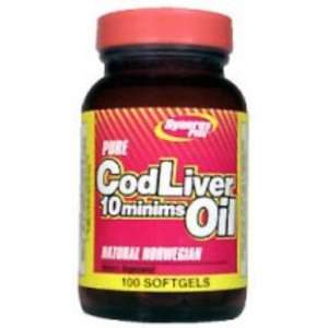  Cod Liver Oil Norw. 100SG 100 Softgels Health & Personal 