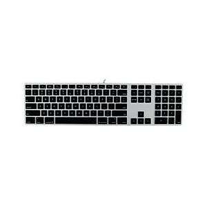   Keyboard Skin for Apple Aluminum Wired Keyboard. Color Clone Black