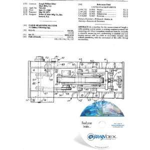  NEW Patent CD for CABLE MEASURING MACHINE 