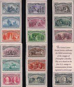 1992 Columbian Expo Sc 2624 29 MNH singles from sheets  