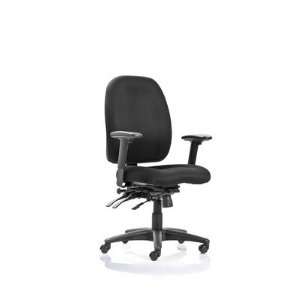   Back Fully Upholstered Task Chair with Seat Slider: Office Products