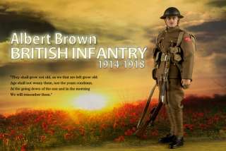 DID WWI British Infantry   Albert Brown  