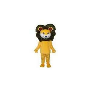  Friendly Lion Adult Mascot Costume 