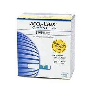  Accu Chek Comfort Curve Glucose Test Strips   100 ct 
