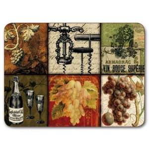  Winemakers Legacy Placemats, Set of 4: Kitchen & Dining