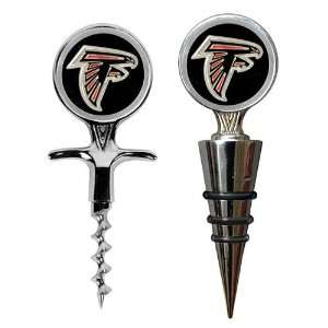   Falcons NFL Cork Screw and Wine Bottle Topper Set: Sports & Outdoors