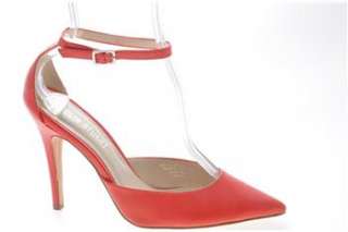 FAMOUS CATALOG C. Stuart NEW Womens Pump High Heels Red Regular/Medium 